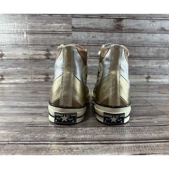 Converse Chuck '70 Hi Metallic Rainbow sneakers shoes Size 6.5 multicolor - Picture 3 of 11